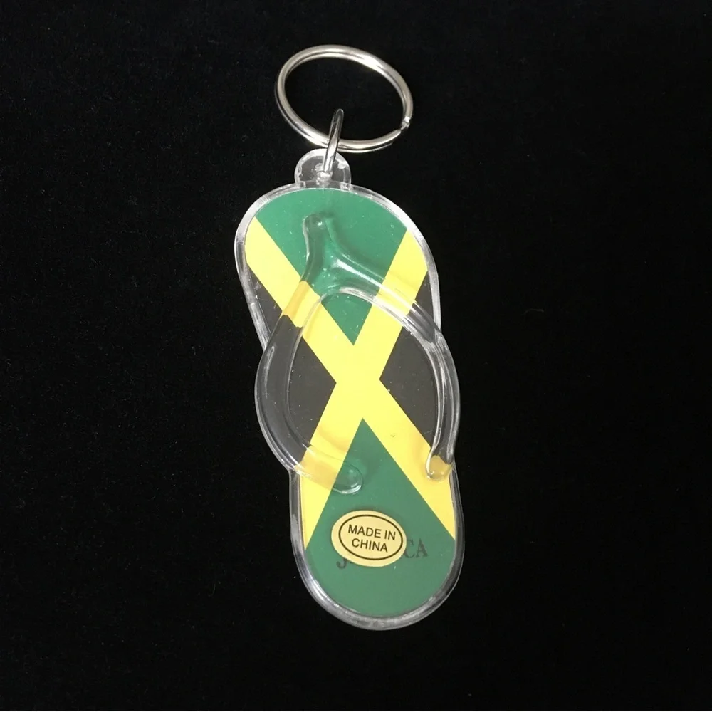 Jamaica Flip Flop Keychain